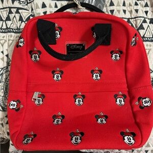 Minnie Mouse Canvas Mini Backpack Loungefly Brand New Never Used